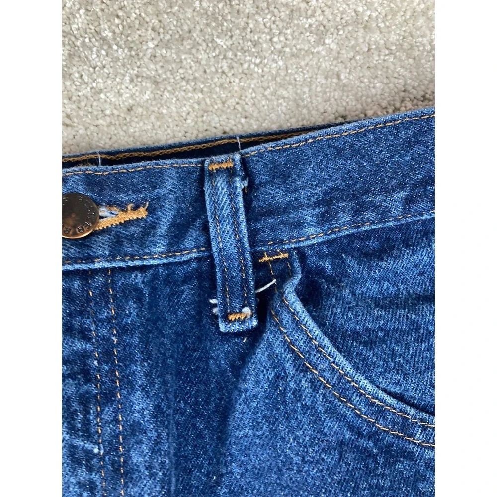 Rustler Jeans Denning Blue Straight Leg Regular Fit 100% Cotton Size 32x32